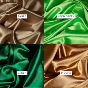 Mocha Shiny Spandex Fabric by the Yard – 4 Way Stretch Holiday Fabric for Christmas Dresses, Dancewear, Prom Gowns, Costumes and DIY Sewing Projects