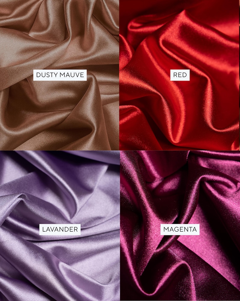 Mocha Shiny Spandex Fabric by the Yard – 4 Way Stretch Holiday Fabric for Christmas Dresses, Dancewear, Prom Gowns, Costumes and DIY Sewing Projects