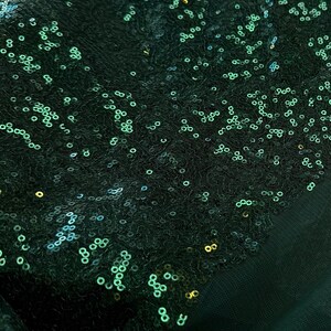 Silver Sequin Fabric by the Yard – 3mm Holographic Mesh for Prom Dress, Ice Skating Costume, Pageant Gown