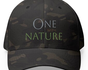 One with Nature Baseball Cap | Structured Embroidered Outdoor Hat for Hiking & Camping
