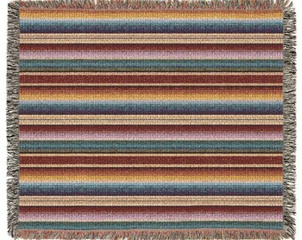 Coperta Serape Saltillo Messicana Vintage Anni 40 50 Centro - Foto 9