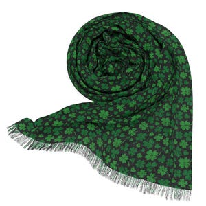 Womens Scarf | Scarves for Women | Shamrock Scarf | St Patricks Day Scarf
