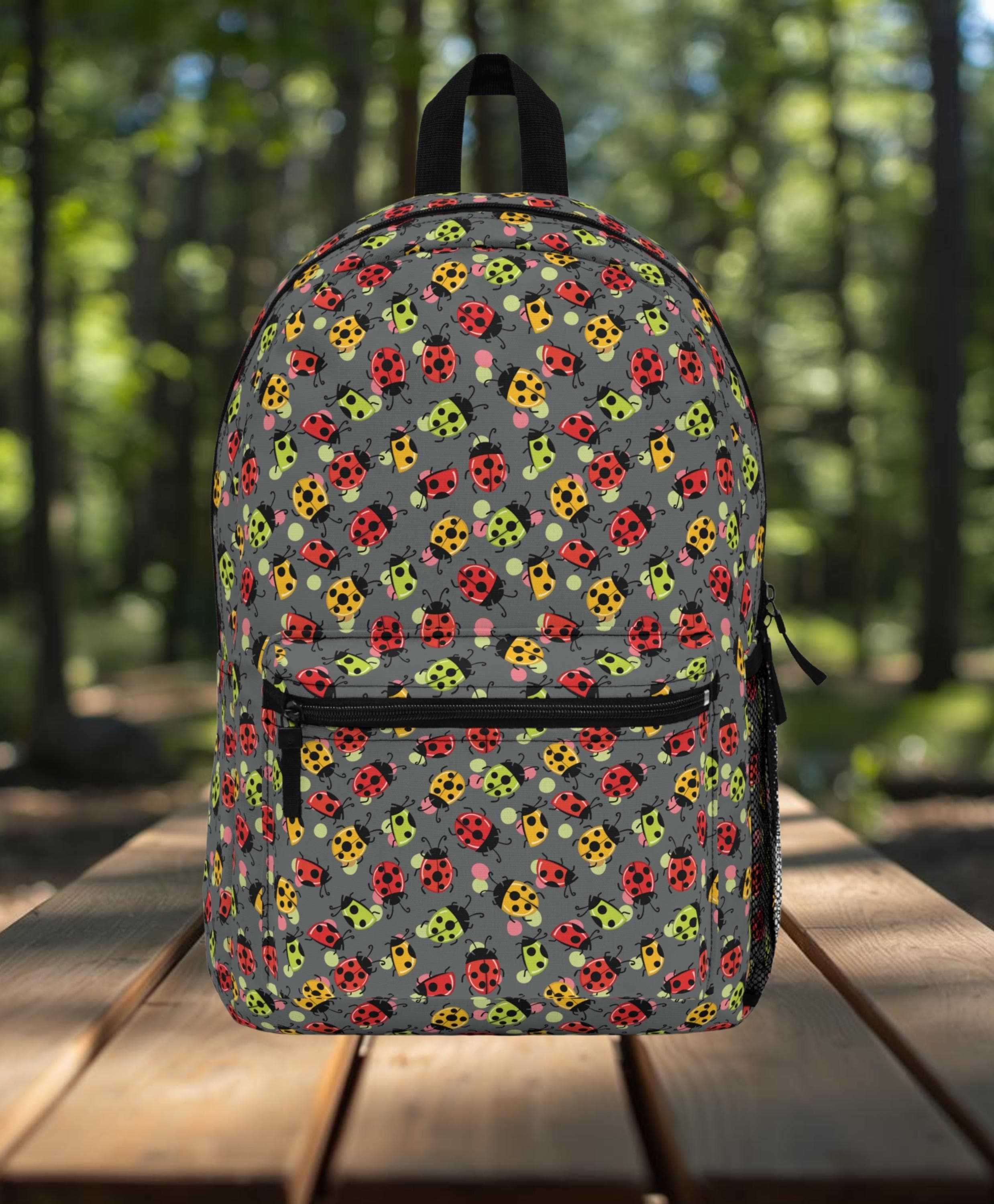doodlebug mini backpack Ladybug Backpack: Multi-colored Insects Bag