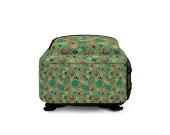 Colorful Bug Backpack | Insects Travel Bag - Etsy display picture 1