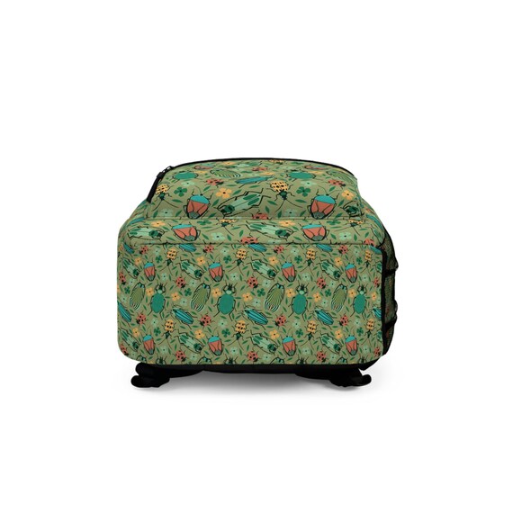 Colorful Bug Backpack | Insects Travel Bag - Etsy display picture 3