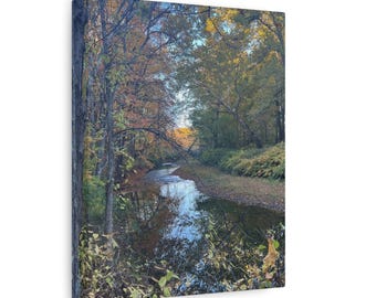 Lienzos decorativos de otoño / Fotografía de paisajes otoñales / Decoración de pared inspirada en la naturaleza / Arte otoñal de temporada