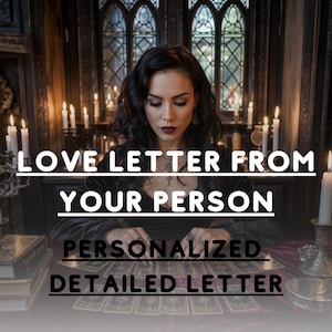Carta de amor de tu persona / Lectura psíquica del amor / Mensajes canalizados para obtener una comprensión emocional profunda, claridad en las relaciones y conexión