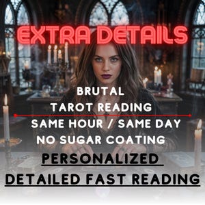 Brutale Tarot Legung, Tarot Karten Legung, Tarot am selben Tag, ehrliche psychische Legung, keine Zuckerbeschichtung, schnelle und genaue Einblicke, klare Antworten