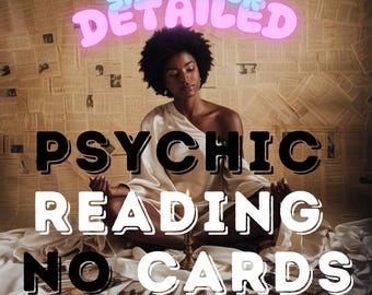 Psychic Reading No Cards, Tarot Cards Reading, Same Hour Tarot Reading, Honest Psychic Reading, No Card Tarot Reading, Psychic Advice