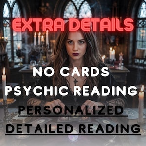 Zero-Tools Psychic Lesen Same Hour | Intuitive Lektüre der Liebe, des Lebens und der Energie | Nr. Karten | Schnelle persönliche spirituelle Führung