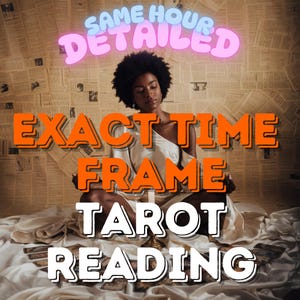 Quando accadrà? Previsioni di tempo con i sensitivi / Quanto presto o quanto tempo / Lettura dei tarocchi alla stessa ora esatta / Lettura con un medium sensitivo