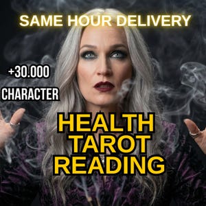 Tarotkortläsning för hälsa: Holistisk vägledning om välbefinnande och egenvård (digital leverans inom 24 timmar)