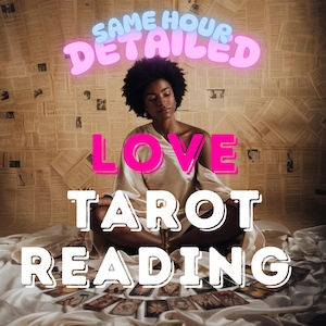 Same Hour Love Tarot Reading: Soulmate & Twin Flame Insight (PDF Delivery Only)