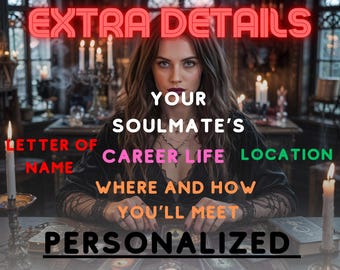 Soulmate Psychic Reading: Love Life & Relationship Insights (Digital Delivery in 24-48 hrs)