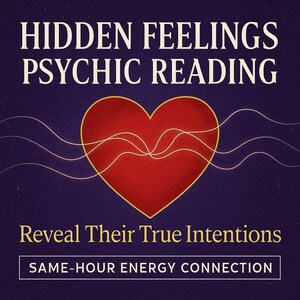 Lectura psíquica de sentimientos ocultos: revela sus verdaderas intenciones, secretos que guardan con una conexión energética a la misma hora y emociones ocultas.