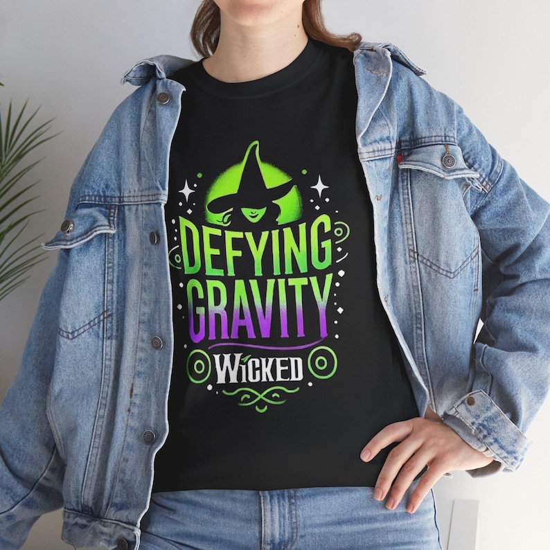 Wicked Shirt, Defying Gravity Shirt, The Wizard Of Oz Shirt, Wicked Musical Shirt, Ariana Grande, Cynthia Erivo, Witch Shirt, Wicked Witch image 3