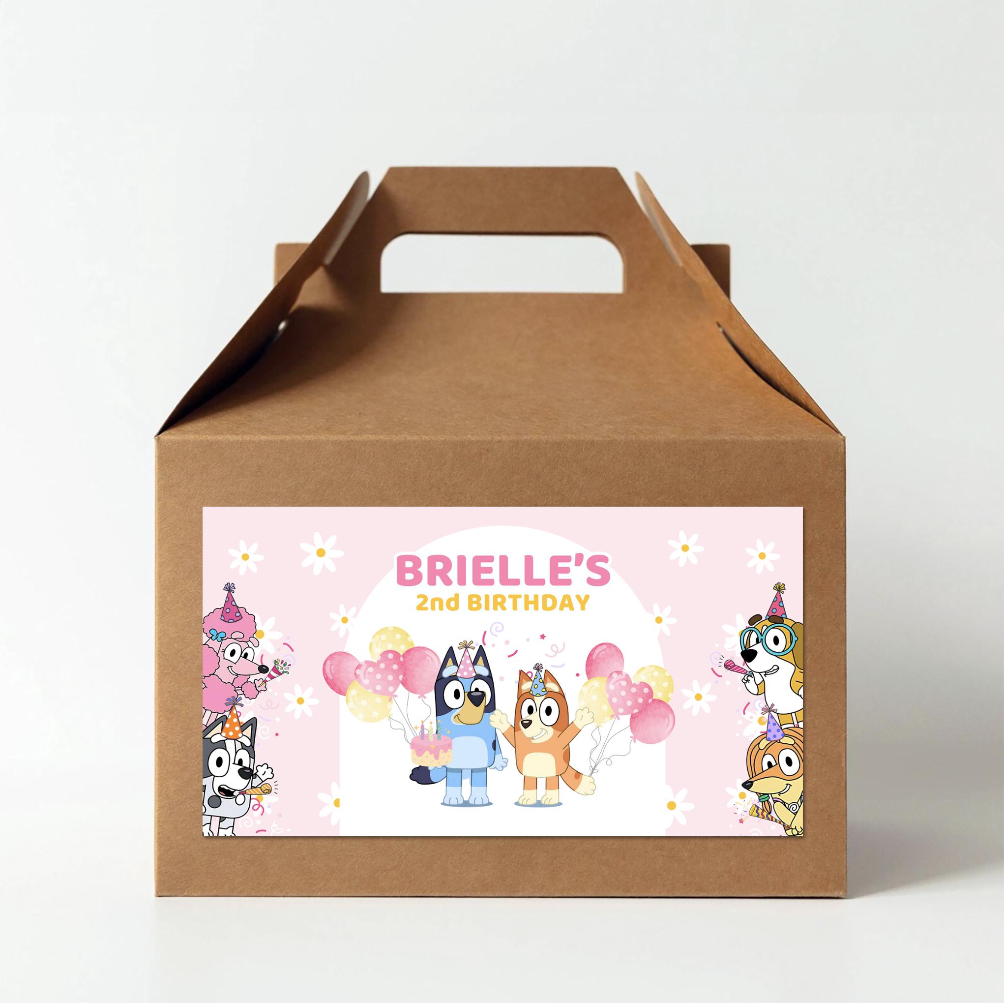 DIY Canva Box Label Template