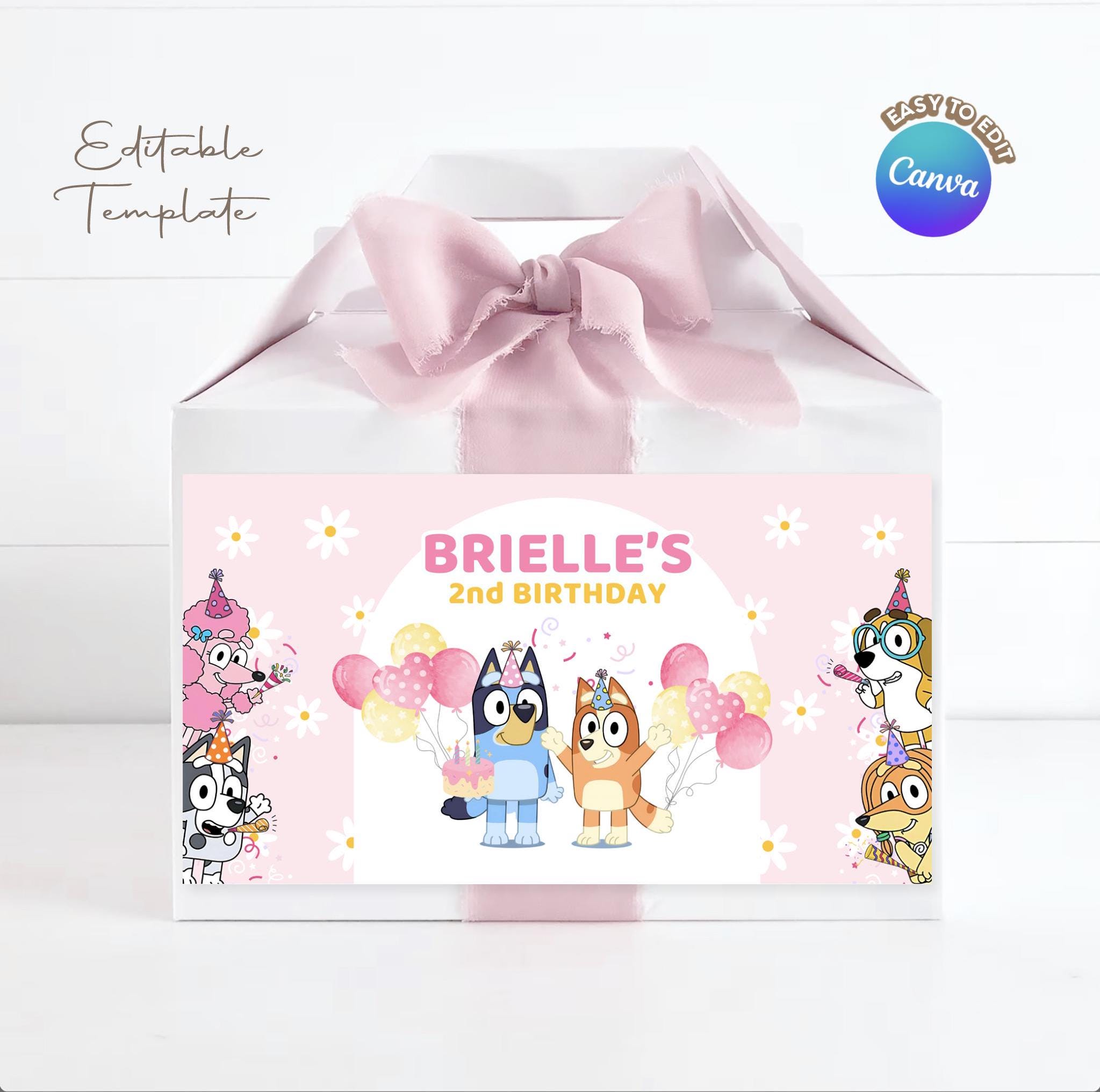 DIY Canva Box Label Template