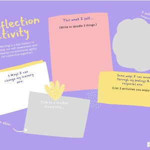 Reflect and Recharge Journal Page, Two Versions