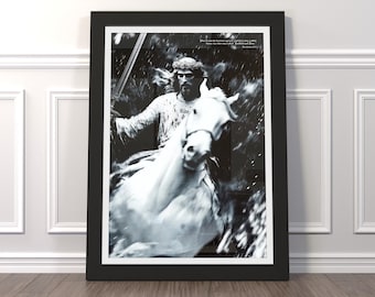 King of Kings Art Print, Offb 19:11, Christian Home Decor