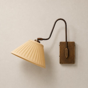 Handgemaakte messing Stilnovo mid-century wandlamp – elegante uitstraling als kerstcadeau | woonkamer
