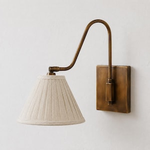 Aplique de pared Stilnovo mid-century de latón hecho a mano – regalo elegante de Navidad | sala de estar