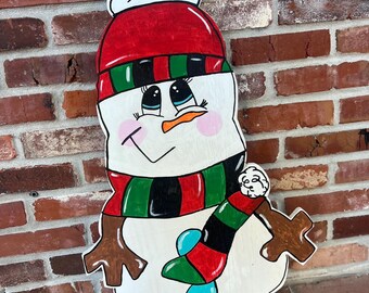 Snowman Yard Decor