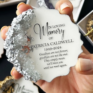 Funeral favors for guests, Memorial keepsake, celebration of life gift, in loving memory of, memorial service favors, loss of mother, father