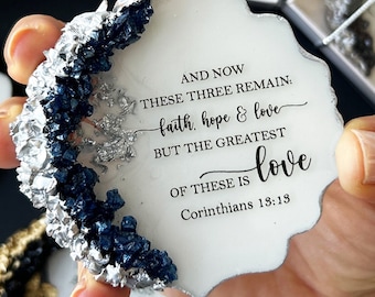 Christian magnet gifts, Inspirational Bible verse, Bible quote favors, Corinthians, Motivational christian quotes, Spiritual keepsake