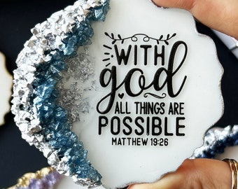 Bible quote fridge magnet favors, Motivational christian gifts, Matthew, Inspirational Bible scripture verse, Spiritual gifts keepsake