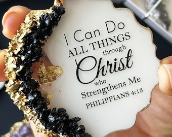 Christian gifts, Inspirational bible quote fridge magnet favors, scripture verse, motivational christian quotes, spiritual gifts keepsake