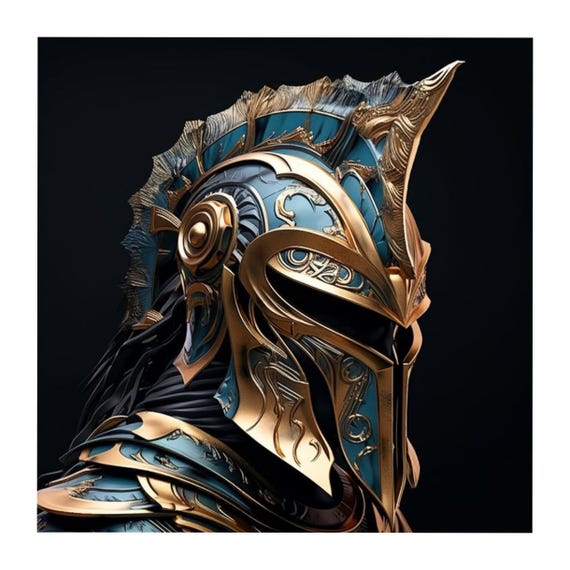 Gladiator Helmet 3D STL Files: Wearable Design (Digital Download
