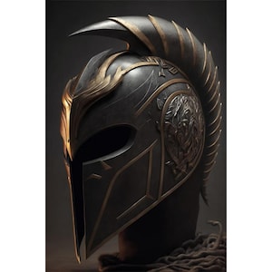 Gladiator helmet 3D STL Files, Detailed Design and High Quality