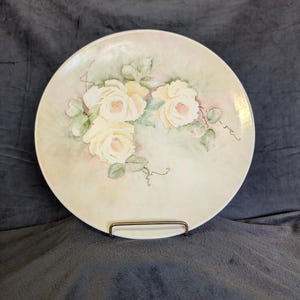 Vintage Hand Painted Rose Dish