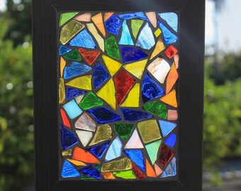 Shards - Stained Glass Mosaic Window Art