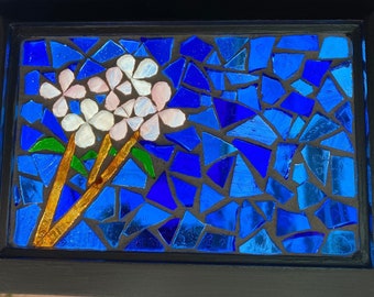 Mini-Mosaic Window Hanging, Posies - Stained-Glass