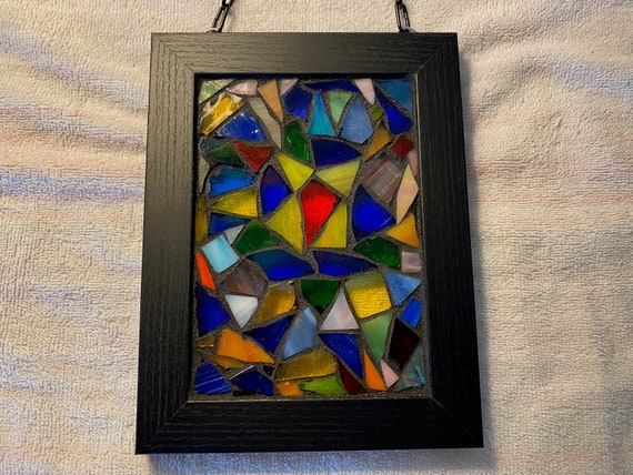 Shards - Stained Glass Mosaic Window Art - Etsy