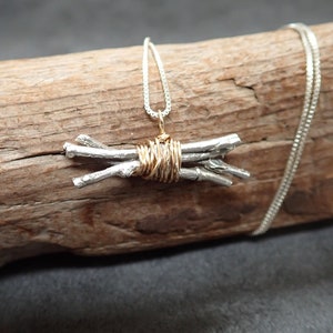 Stronger Together - Twig Pendant - Stand Strong - Activism - Meaningful  - United We Stand - Uncommon Goods -Bound Together  - Twig Necklace