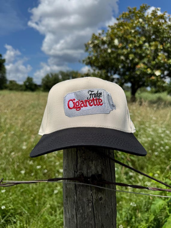 cigarette trucker hat Fridge Cigarette Diet Coke Embroidered Trucker Hat | 90s Vintage Style Trucker  Caps | Trendy Gift for Him or Her