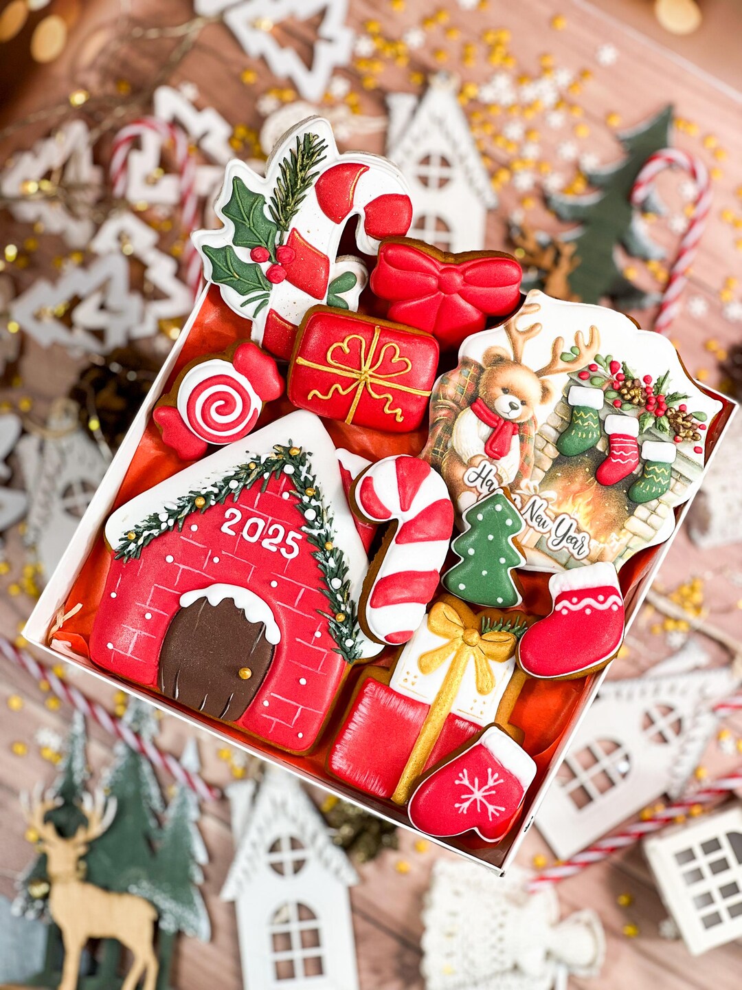 Sweet Christmas Gifts, Gingerbread Cookies, Holiday Cookie Assortment — free download