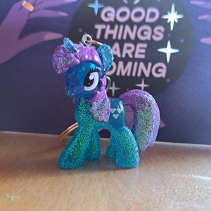 My Little Pony Keychain, Applejack, Snails, Pinky Pie, Apple Fritter, DJ Pon, Diamonds, Wind Drifter Mini My Little Pony