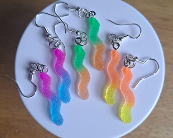 Gummibärchen Ohrringe, Candy Ohrringe