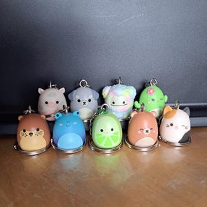 Squishmallow Keychain, Squish-a-long Keychain (non-plush)