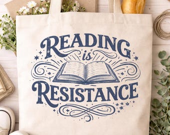 Leer es resistencia PNG - Diseño de descarga digital para amantes de los libros