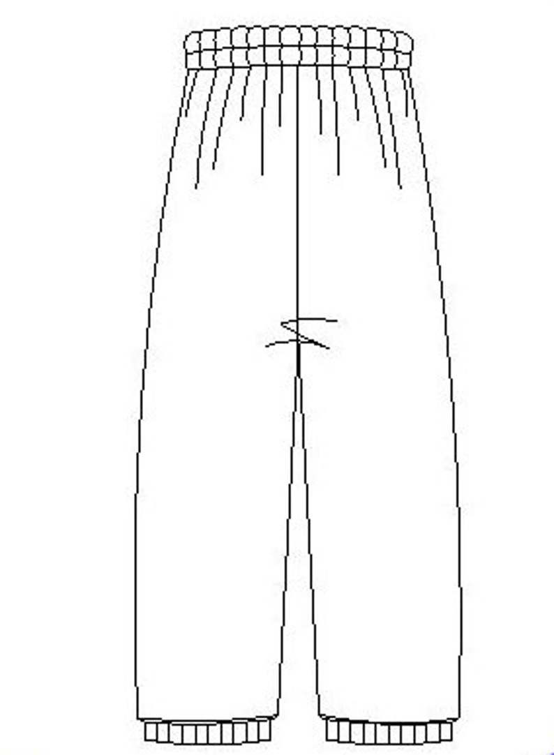 Kids Jogger Pants Digital Sewing Pattern Knit Sweat Pants Etsy