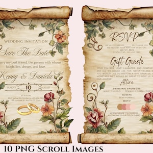 Schriftrolle Clipart,Rollen-Hochzeitseinladung,Rollen-Hochzeitskarte,Rollen-Hochzeit einladen,Rollen-Hochzeits-Programm,Rollen-Mittelalter-Einladung
