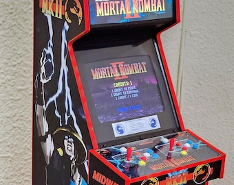 1:4 Scale Mortal Kombat II Arcade Cabinet - Playable Miniature