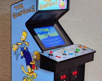 1/4スケールのザ・シンプソンズアーケードキャビネット - Etsy 日本