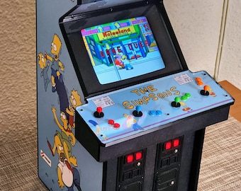 1/4スケールのザ・シンプソンズのアーケード筐体 - Etsy 日本