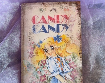 Caderno diário Candy Candy, séries de TV, estilo vintage, diário secreto, memórias.